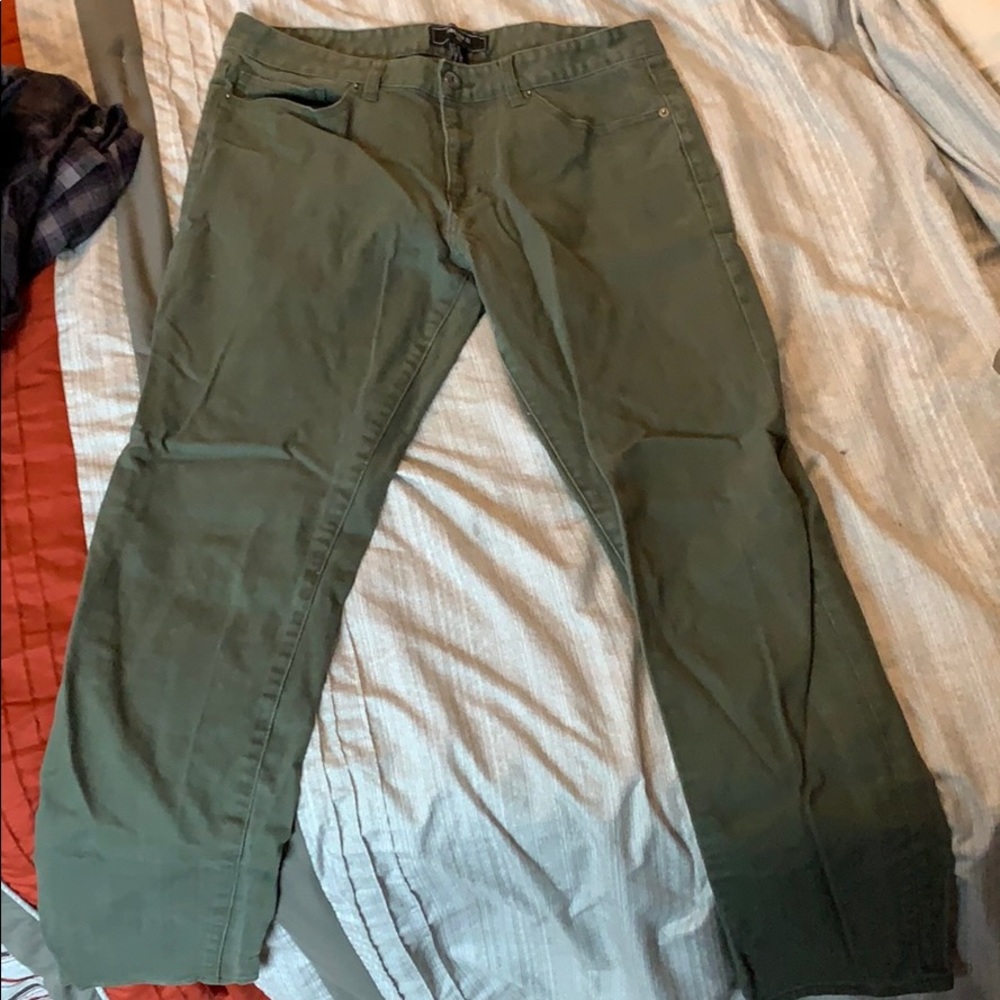 Forever 21 Olive Green Jeans - 34